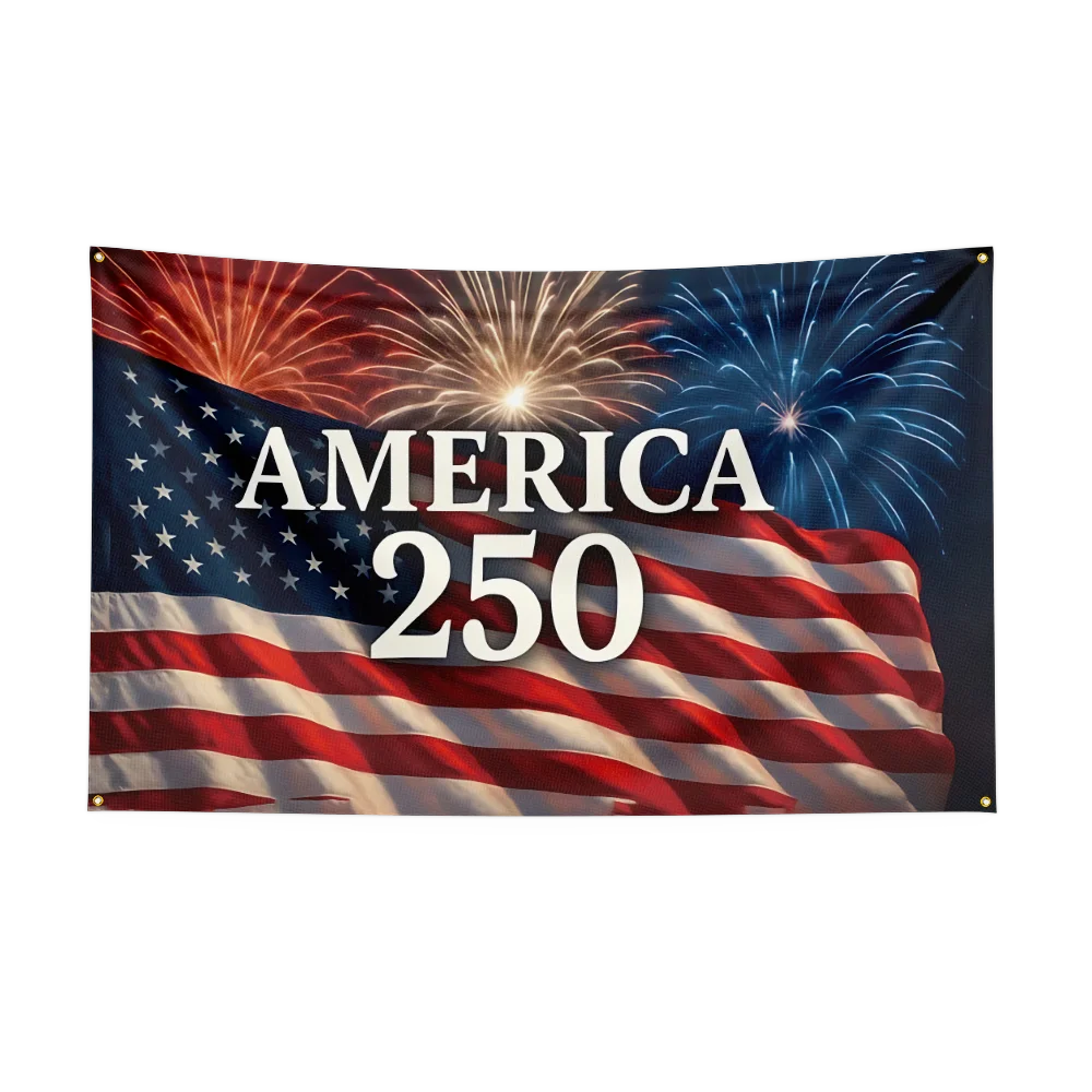 250th American Anniversary Flag - Celebration