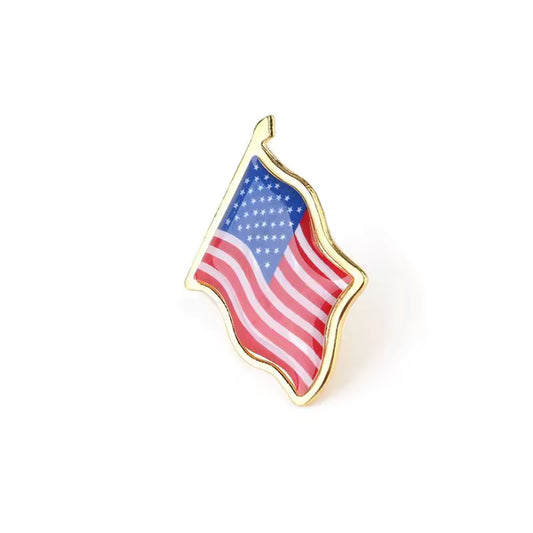American Flag Enamel Lapel Pin