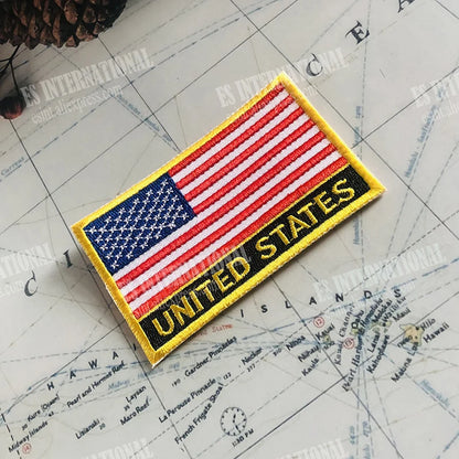 American Flag Pin & Patch Set
