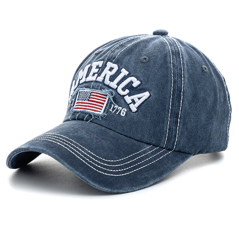 AMERICA Man Embroidered Baseball Cap