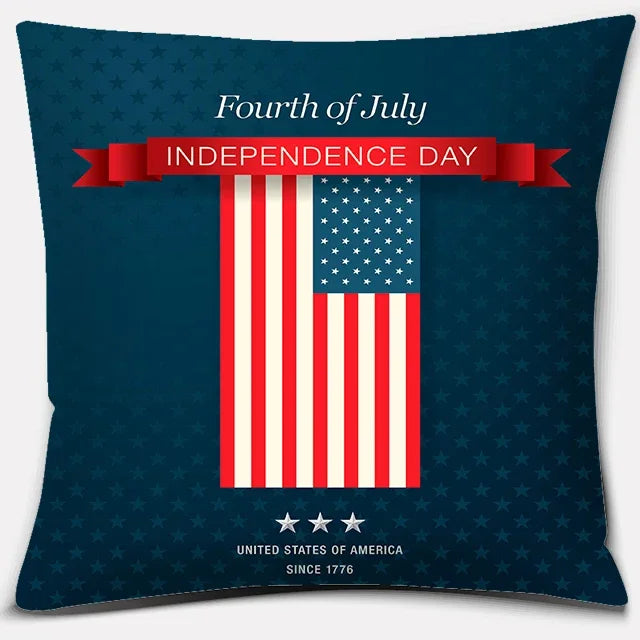 4th of July Throw Pillow Cases - Independence Day