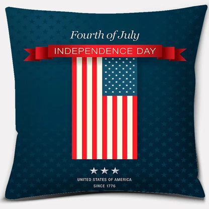 4th of July Throw Pillow Cases - Independence Day