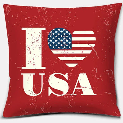 4th of July Throw Pillow Cases - Pride