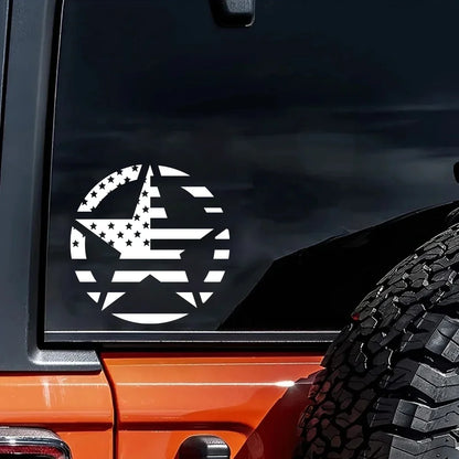 USA Star & Stripes Vinyl Sticker
