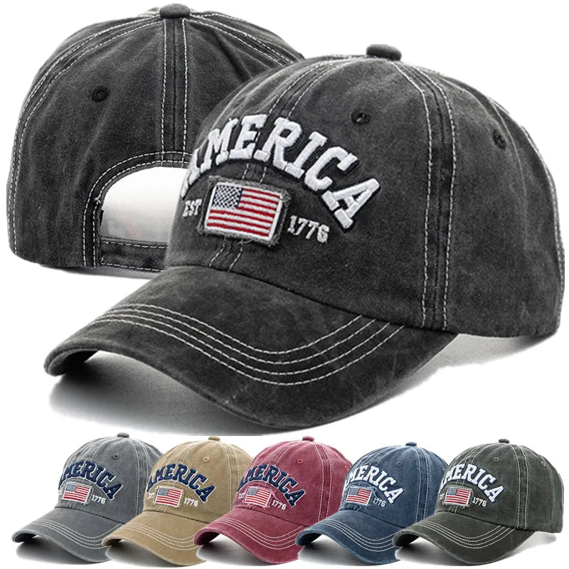 AMERICA Man Embroidered Baseball Cap