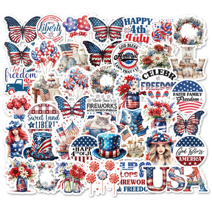 Patriotic Sticker Pack - Cowgirl