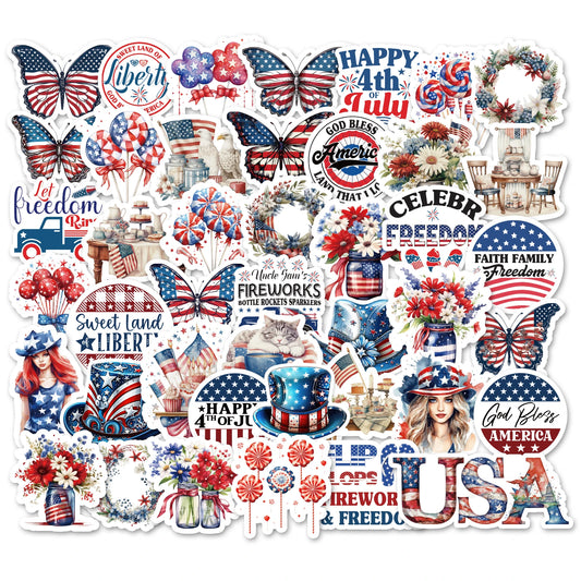 Patriotic Sticker Pack - Cowgirl