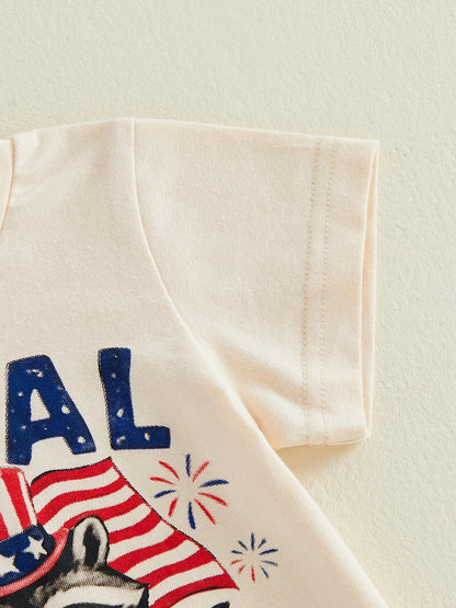 4th of July Toddler Boy Outfit - 2 Piece Set