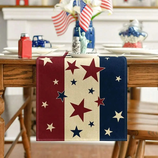Patriotic Table Runner Vintage - "Country"