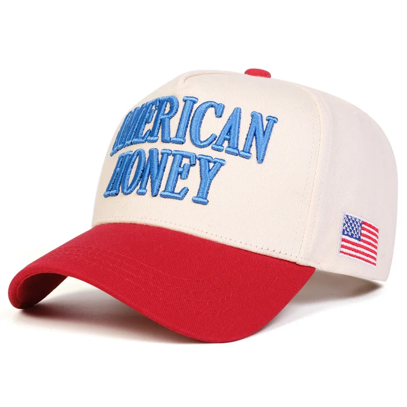 AMERICAN HONEY Woman Baseball Cap - Red