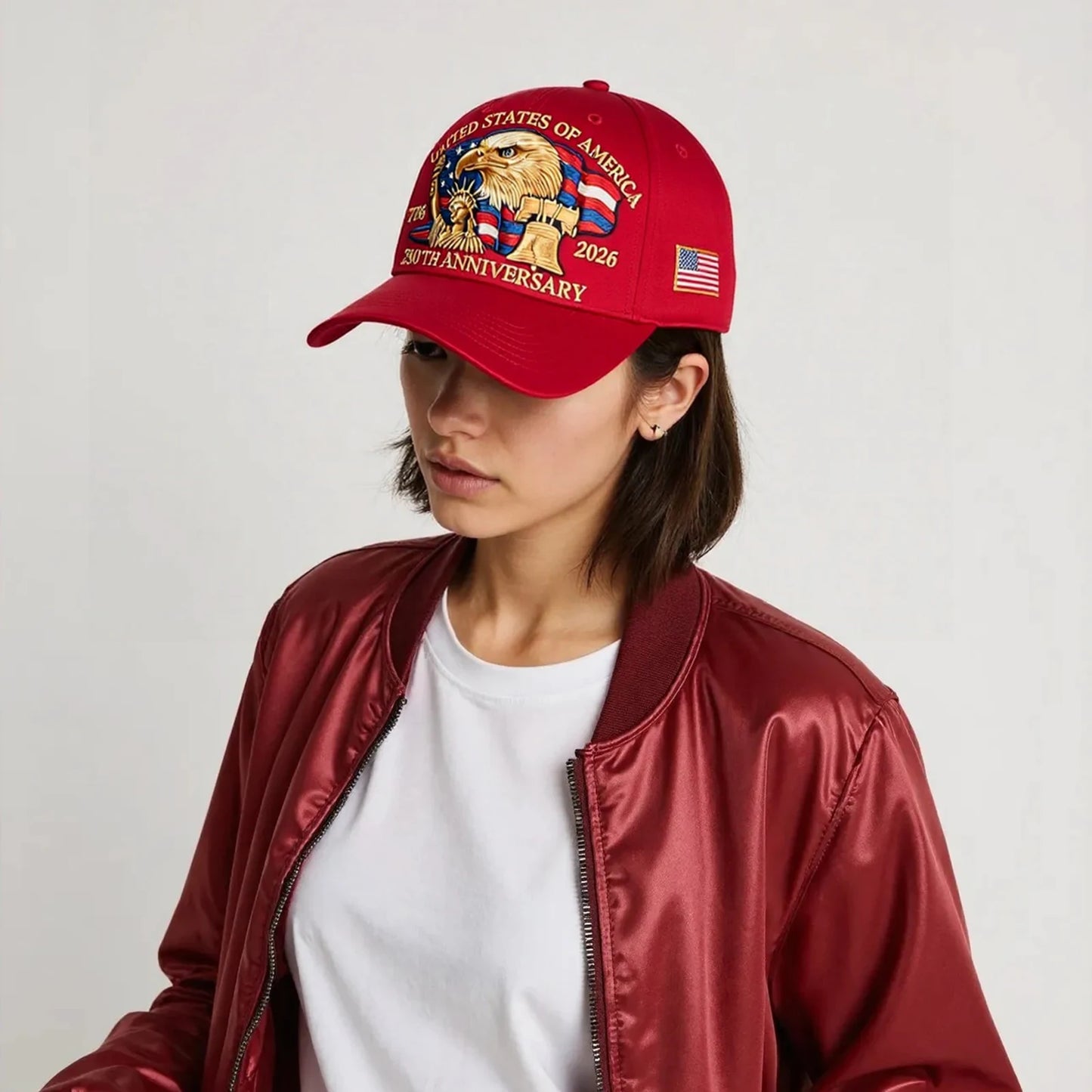 Bald Eagle USA 250th Anniversary Baseball Cap – Classic Edition