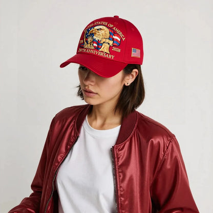 Bald Eagle USA 250th Anniversary Baseball Cap – Classic Edition