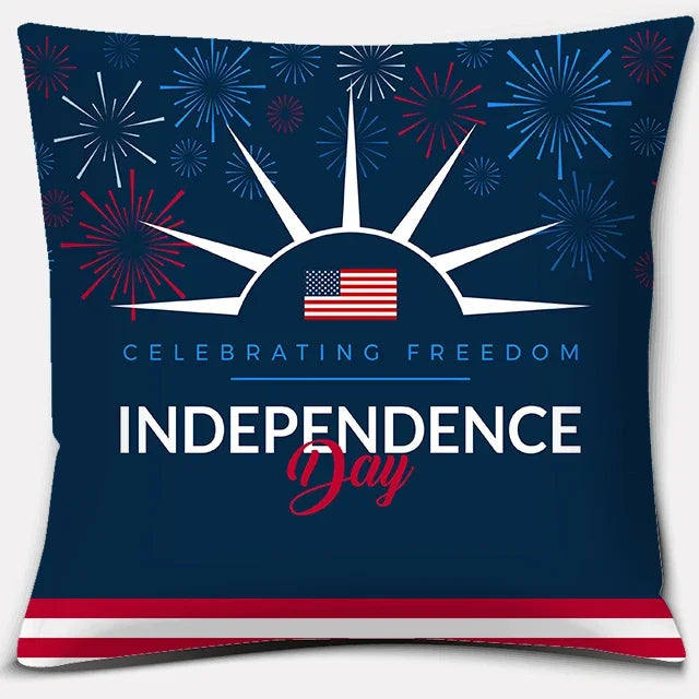 4th of July Throw Pillow Cases - Independence Day