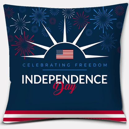 4th of July Throw Pillow Cases - Independence Day