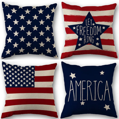 American Patriotic Pillow Case – Vintage