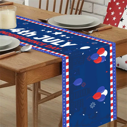 Patriotic American Table Runner