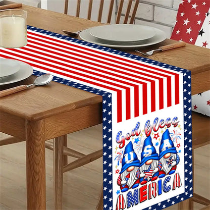 Patriotic American Table Runner