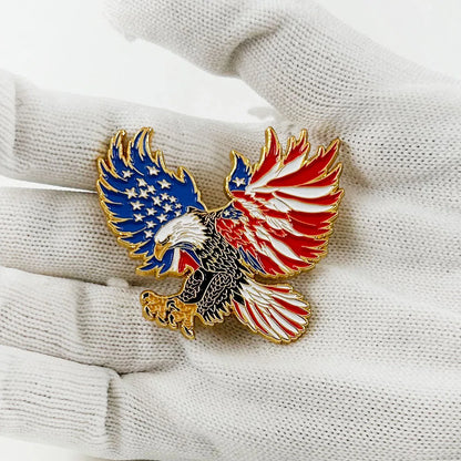 Flying American Eagle Pin