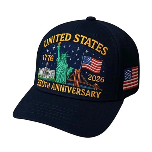 Bald Eagle USA 250th Anniversary Baseball Cap – Classic Edition