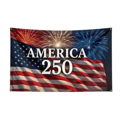 250th American Anniversary Flag - Celebration