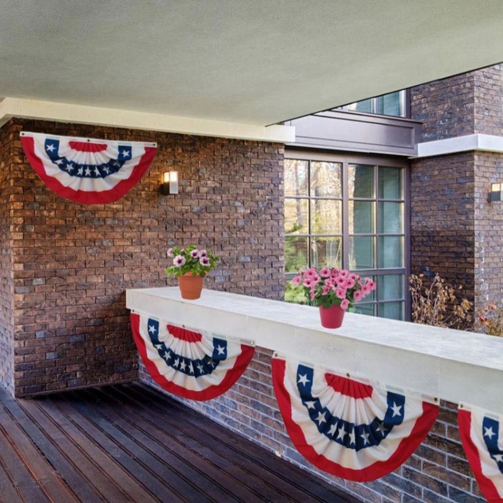 Classic American Pleated Fan Bunting