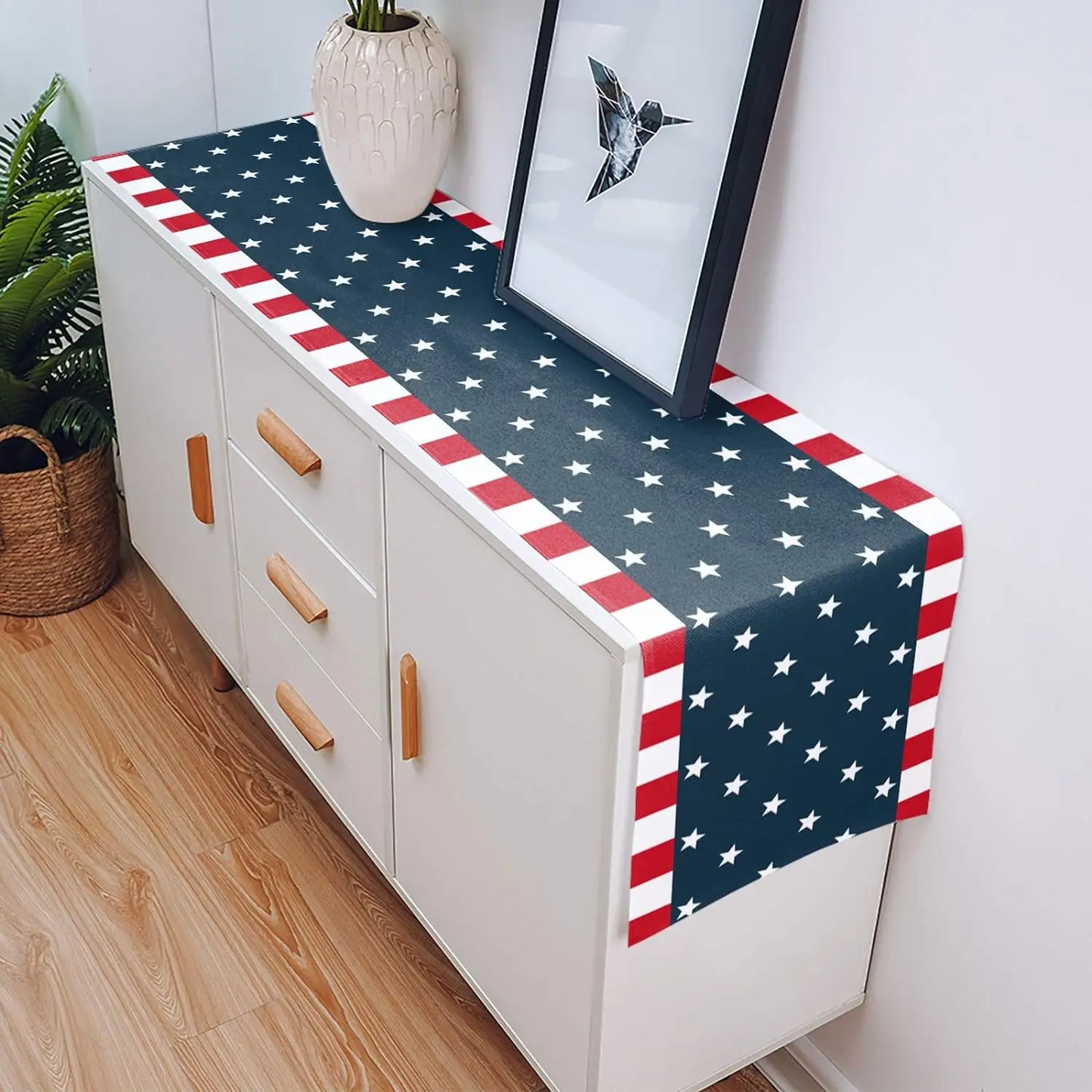 Patriotic Table Runner - "Farmhouse"