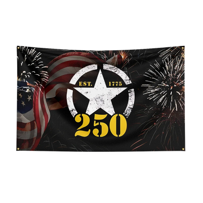250th American Anniversary Flag - Celebration