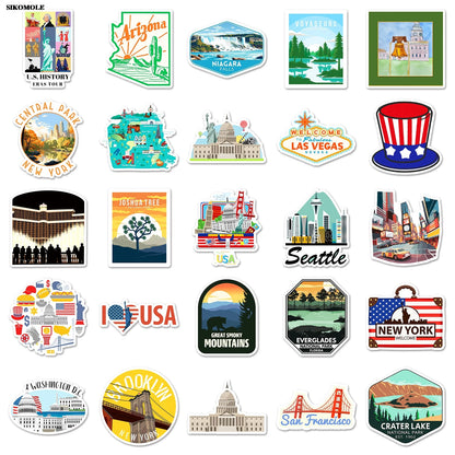 Patriotic Sticker Pack - Landmarks
