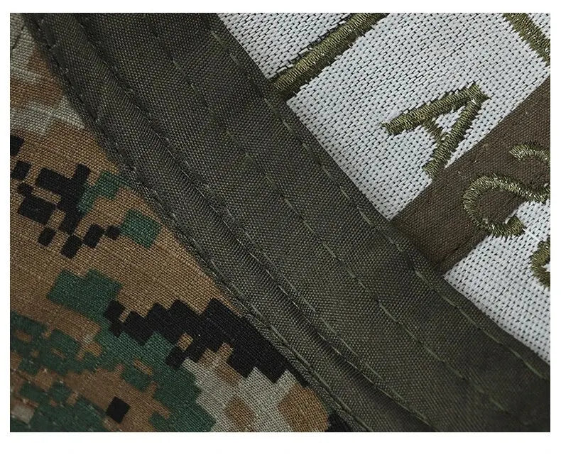 USA Mesh Baseball Cap – Camo Patch