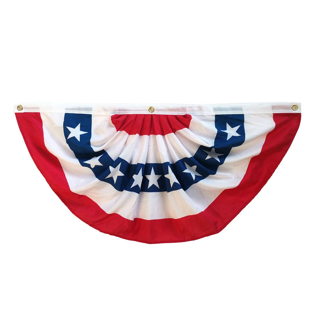 Classic American Pleated Fan Bunting