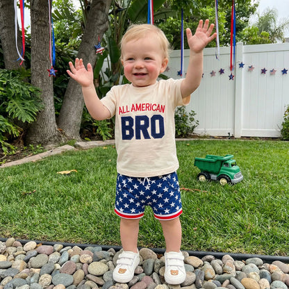 4th of July Toddler Boy Outfit - 2 Piece Set