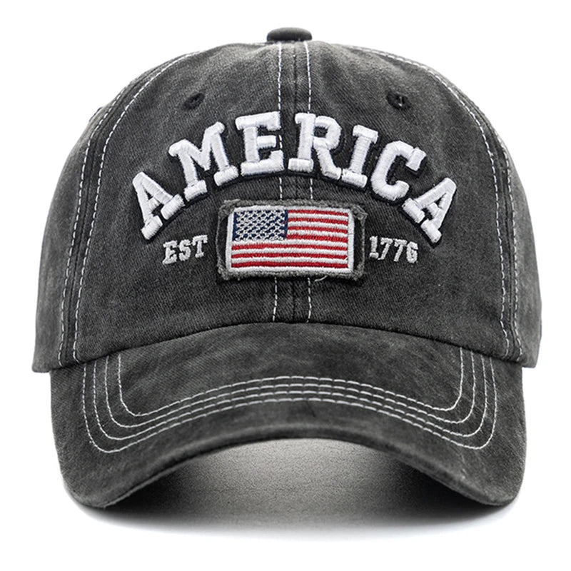 AMERICA Man Embroidered Baseball Cap