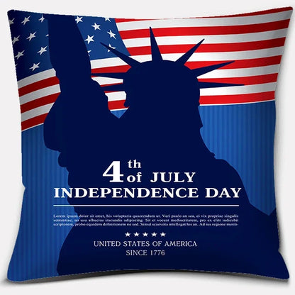 4th of July Throw Pillow Cases - Liberty