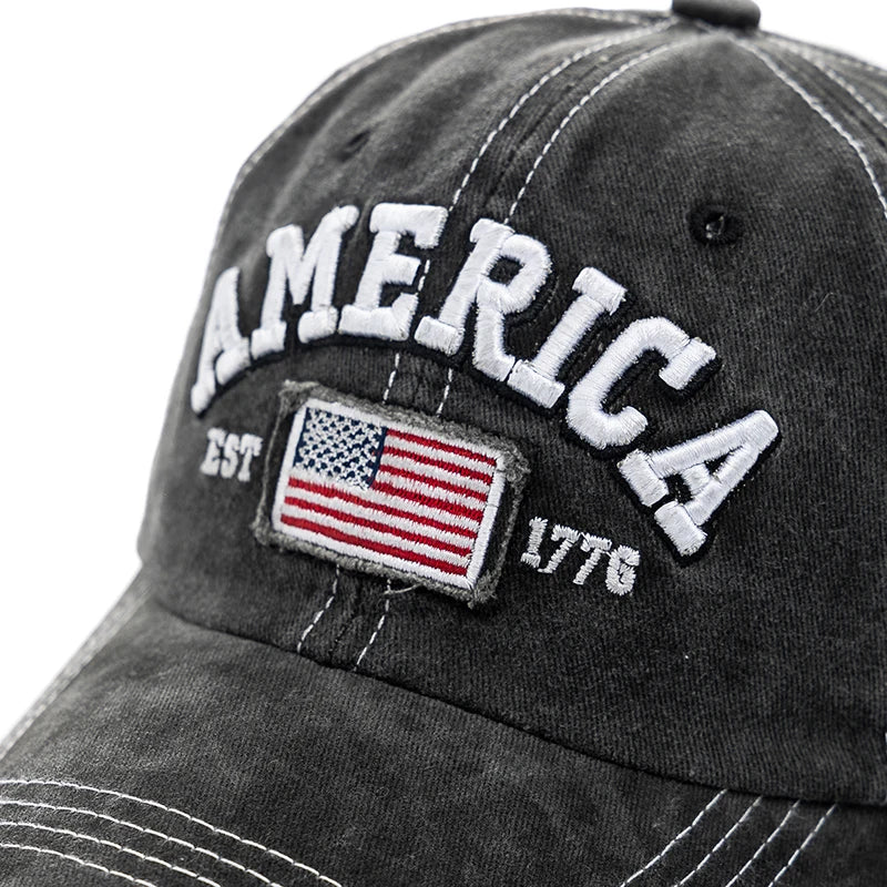 AMERICA Man Embroidered Baseball Cap