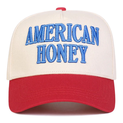 AMERICAN HONEY Woman Baseball Cap - Red