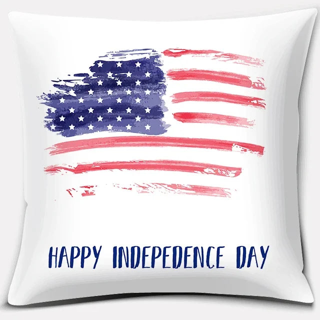 Independence Day Throw Pillow Cases - Classic Flag