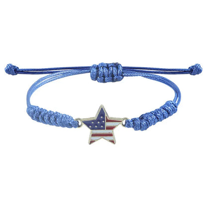 American Flag Pendent Bracelet