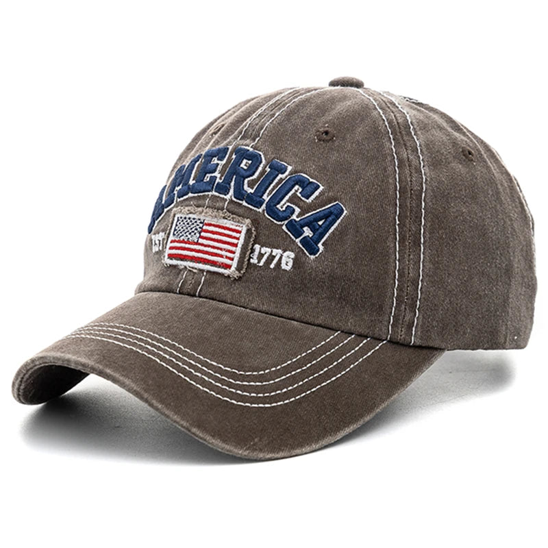AMERICA Man Embroidered Baseball Cap