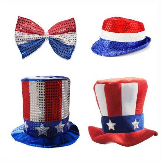 Patriotic Party Hats – Red, White & Blue