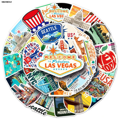 Patriotic Sticker Pack - Landmarks