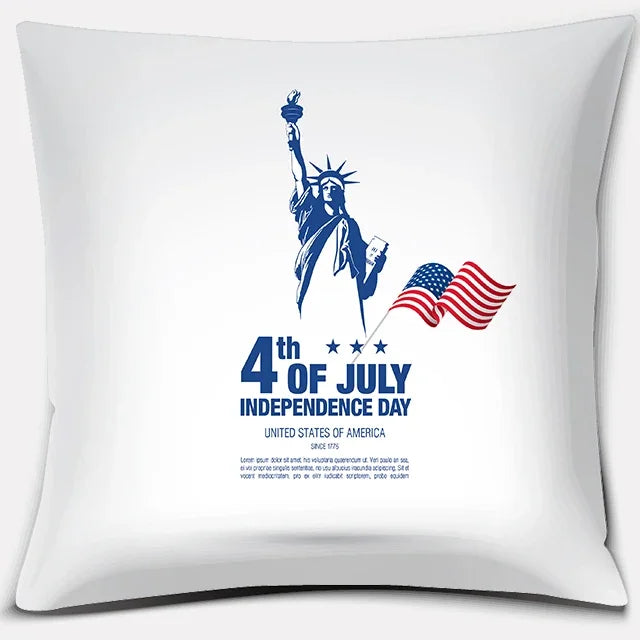4th of July Throw Pillow Cases - Liberty