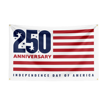 250th American Anniversary Flag - Celebration