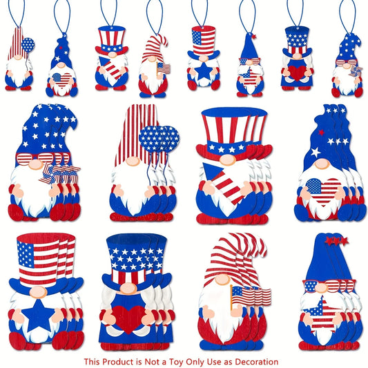 Patriotic American Hanging Cutout Set
