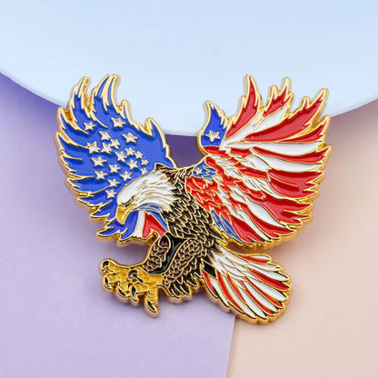 Flying American Eagle Pin