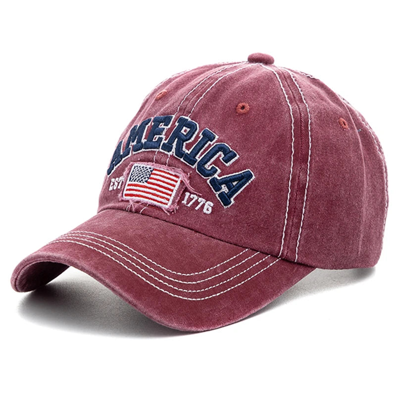 AMERICA Man Embroidered Baseball Cap