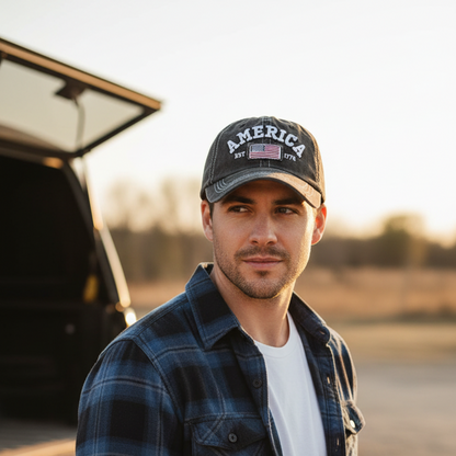 AMERICA Man Embroidered Baseball Cap