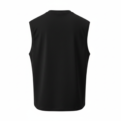 USA Sleeveless Tee - Flag Print