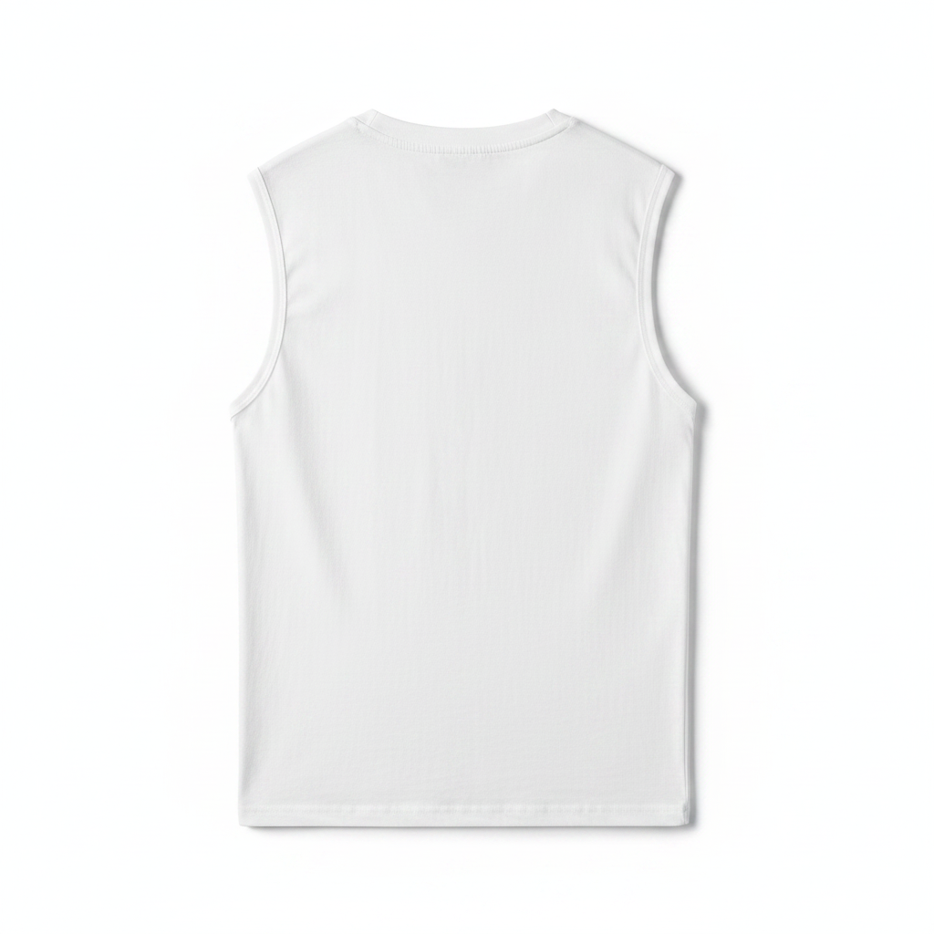 USA Sleeveless Tee - Flag Print
