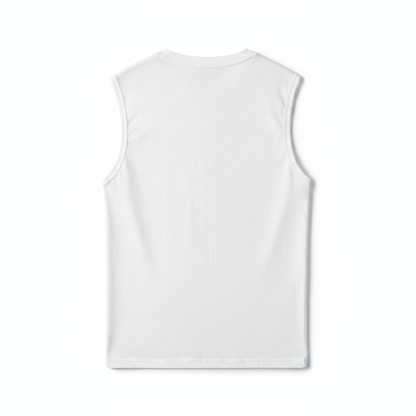 USA Sleeveless Tee - Flag Print