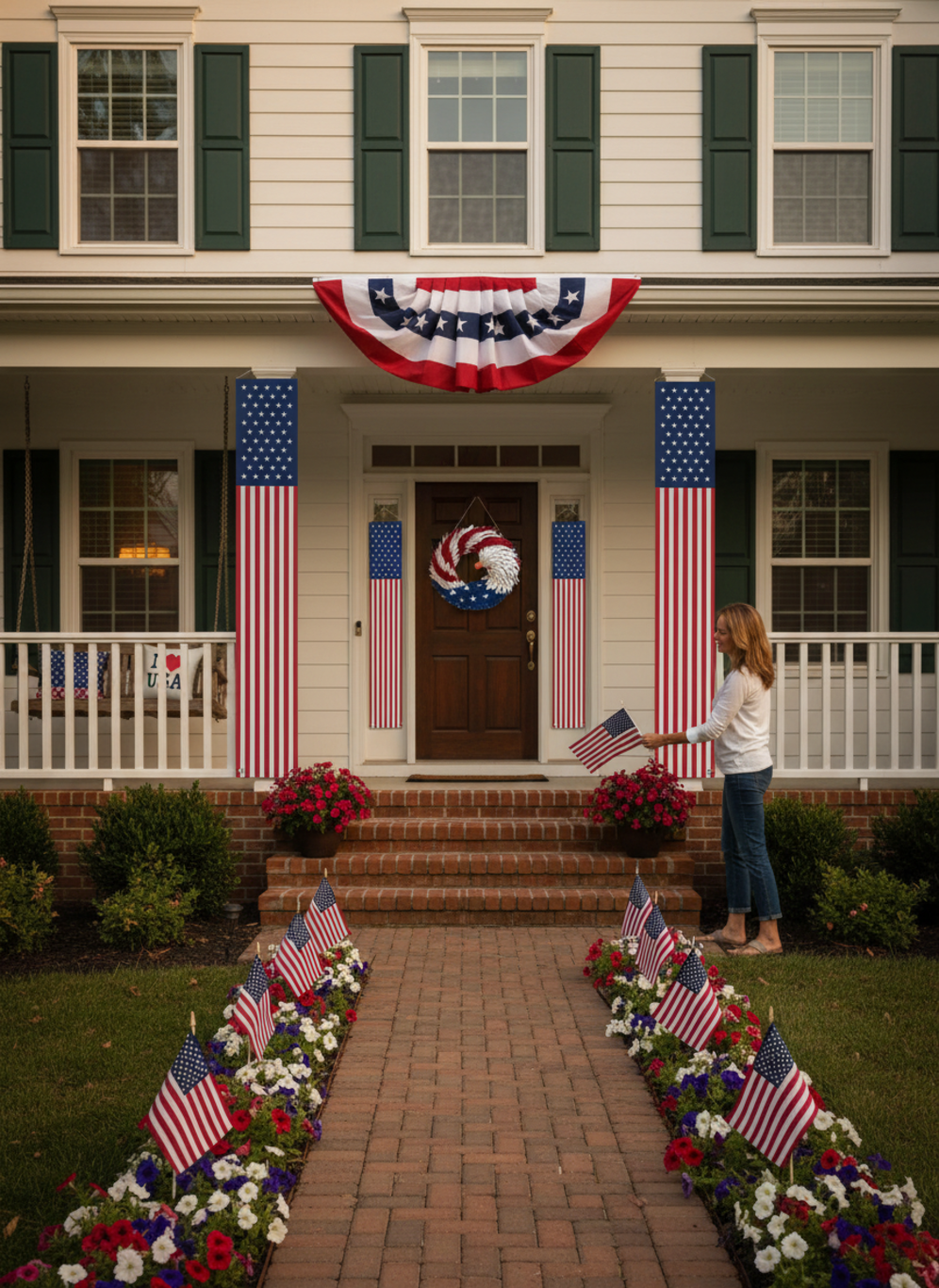 USA Mini Outdoor Flags